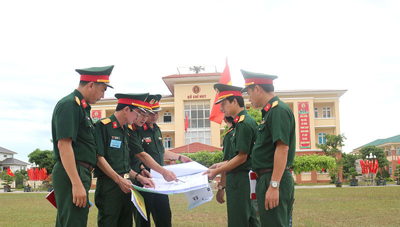 Quân khu 4: Chấm thi Doanh trại chính quy, xanh, sạch, đẹp tại tỉnh Quảng Bình