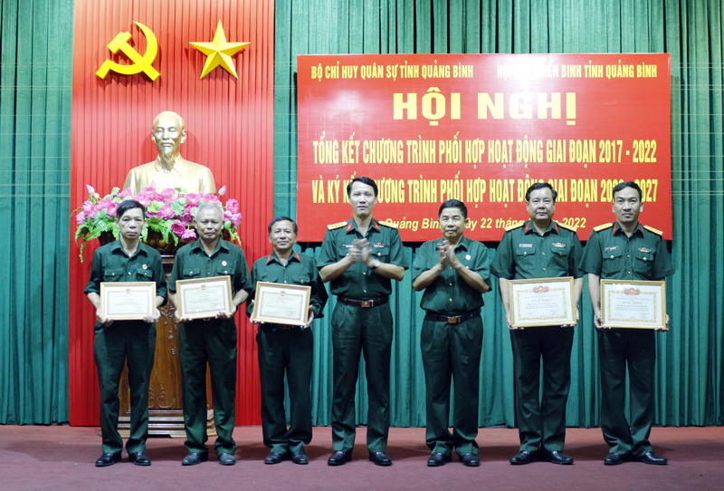 Bộ Chỉ huy Quân sự tỉnh và Hội Cựu chiến binh tỉnh: Tổng kết chương trình phối hợp hoạt động