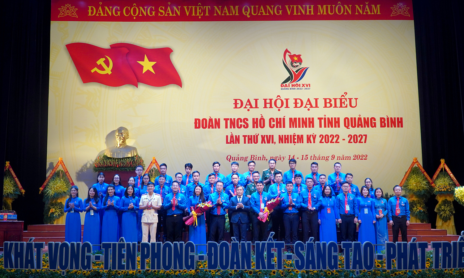 Khai mạc trọng thể Đại hội đại biểu Đoàn TNCS Hồ Chí Minh tỉnh Quảng Bình lần thứ XVI