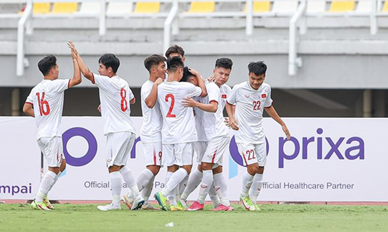 Vòng loại VCK U20 châu Á 2023: Tuyển Việt Nam thắng đậm Timor Leste