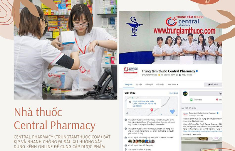 Central Pharmacy – Nhà cung cấp dịch vụ mua thuốc trực tuyến đi đầu xu hướng