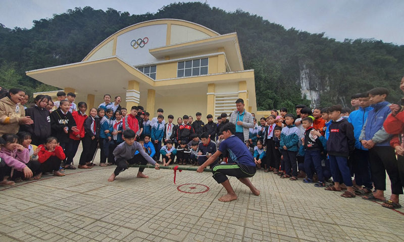 Phát triển môn đẩy gậy trong giới trẻ