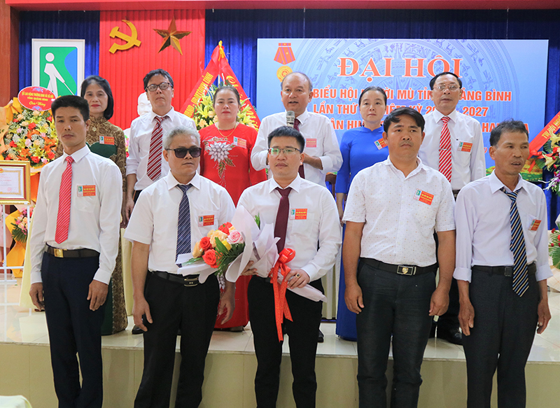 Đại hội đại biểu Hội Người mù tỉnh Quảng Bình lần thứ V, nhiệm kỳ 2022-2027
