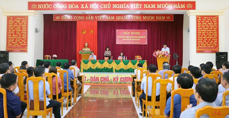 Đoàn Đại biểu Quốc hội tỉnh tiếp xúc cử tri tại huyện Minh Hóa