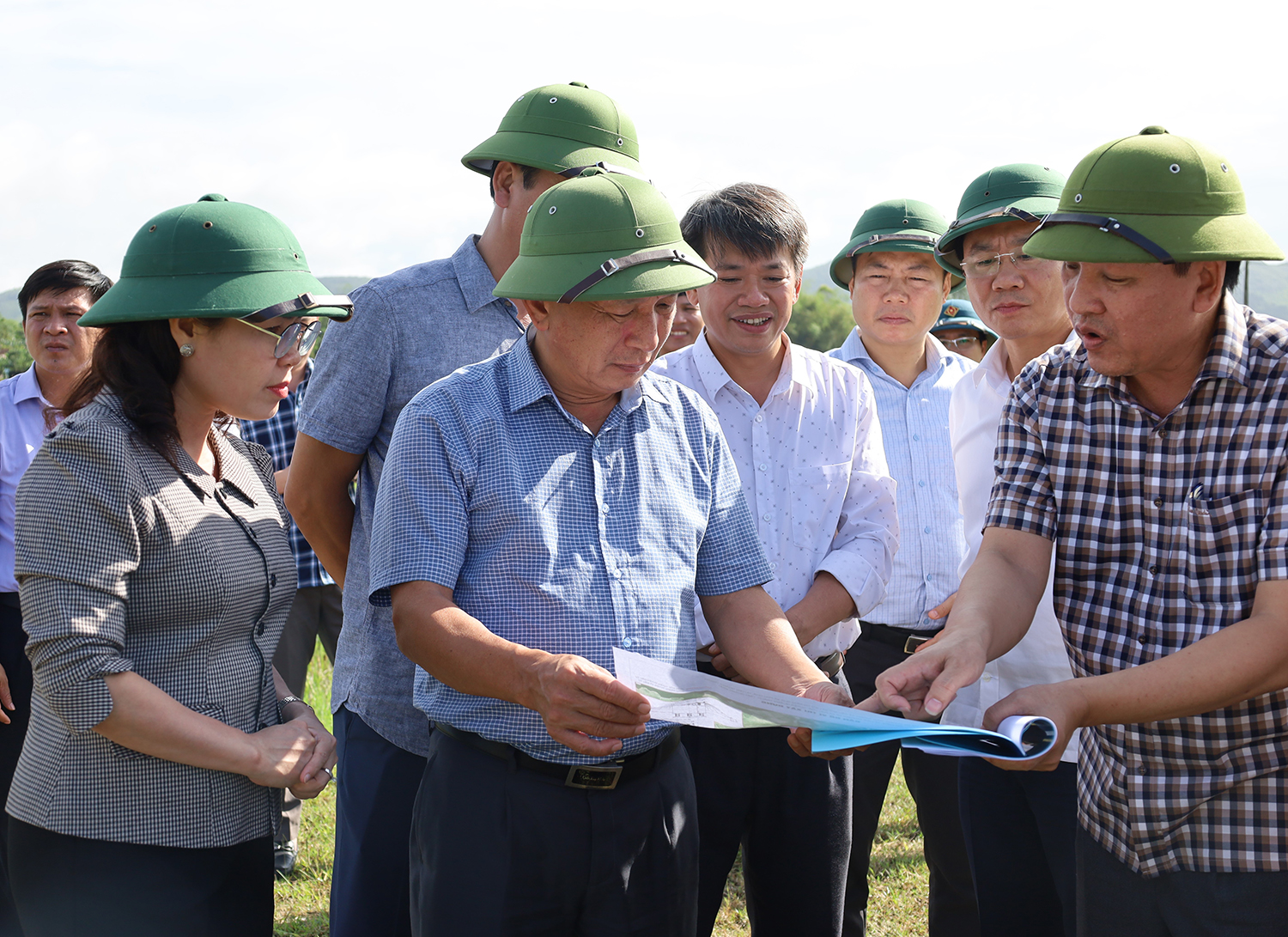 Đồng chí Phó Bí thư Thường trực Tỉnh ủy kiểm tra tại huyện Quảng Trạch