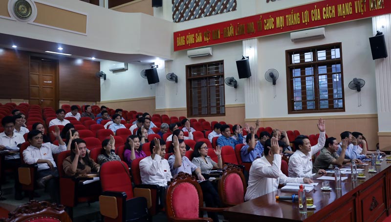 HĐND huyện Minh Hóa khóa XX tổ chức kỳ họp lần thứ 8