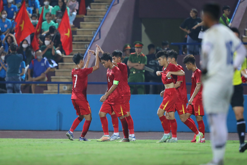 U17 Việt Nam giành lợi thế trước trận "chung kết" bảng F gặp U17 Thái Lan