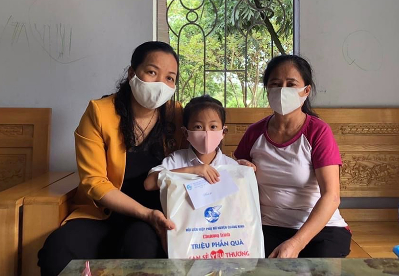 Hội LHPN huyện Quảng Ninh: Kết nối nhận đỡ đầu 108 trẻ mồ côi