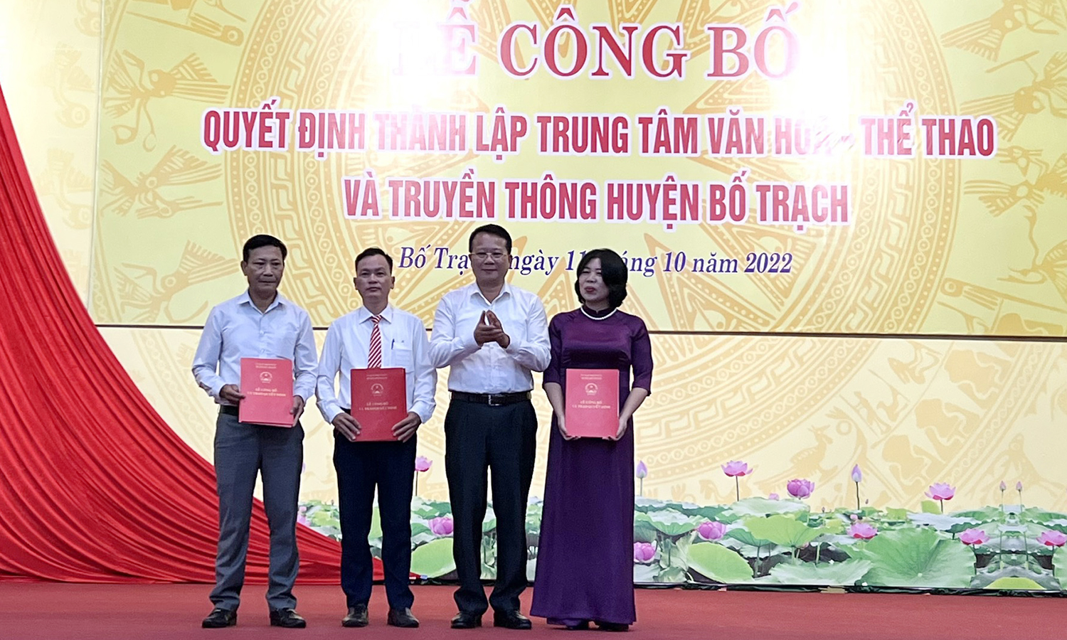 Thành lập Trung tâm Văn hóa-Thể thao và Truyền thông huyện Bố Trạch