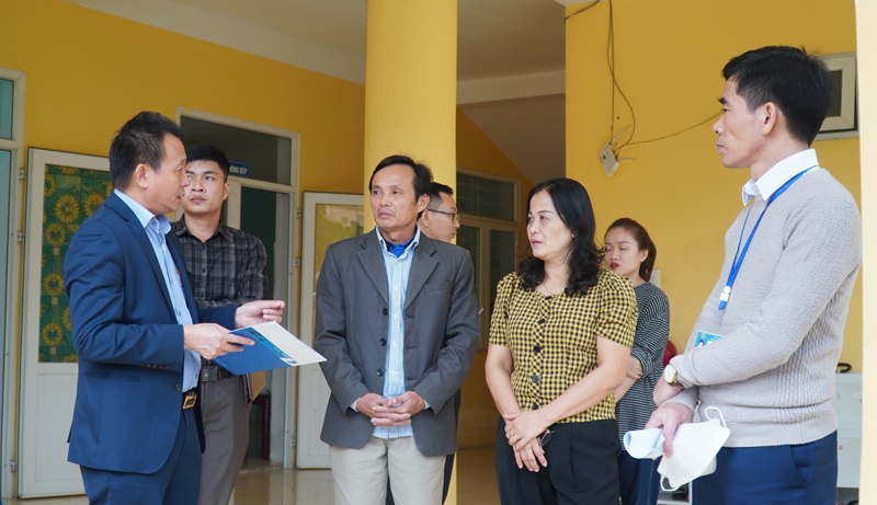 Kiểm tra công tác phòng, chống dịch sốt xuất huyết tại xã Lương Ninh