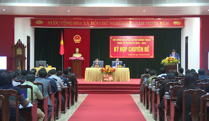 HĐND huyện Quảng Trạch tổ chức kỳ họp thứ 6