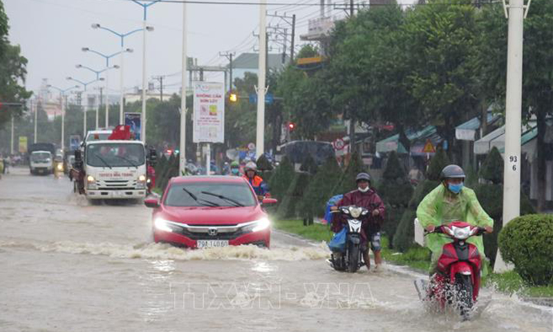 Mưa lớn ở Thanh Hoá đến Quảng Ngãi kéo dài hết 26/10