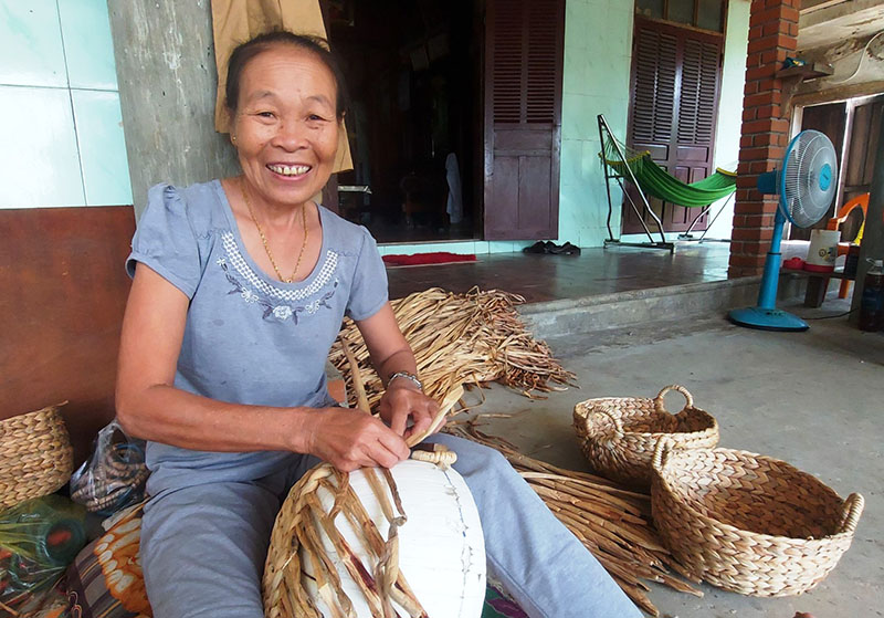 Mai một nghề đan lát Diên Trường