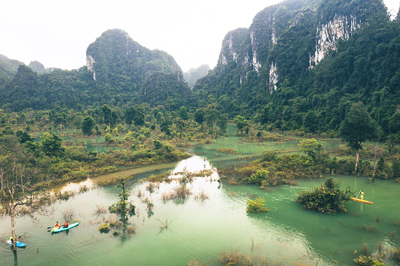 Khai thác sản phẩm du lịch "Trải nghiệm cuộc sống mùa lụt" tại xã Tân Hóa