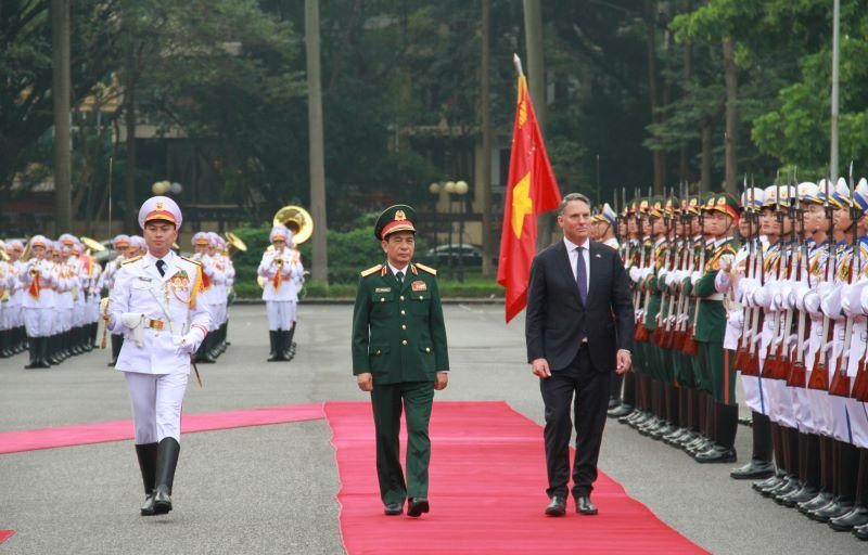 Bộ trưởng Quốc phòng Phan Văn Giang đón và hội đàm Phó Thủ tướng, Bộ trưởng Quốc phòng Australia