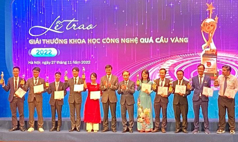 Trao Giải thưởng Khoa học công nghệ Quả cầu vàng năm 2022