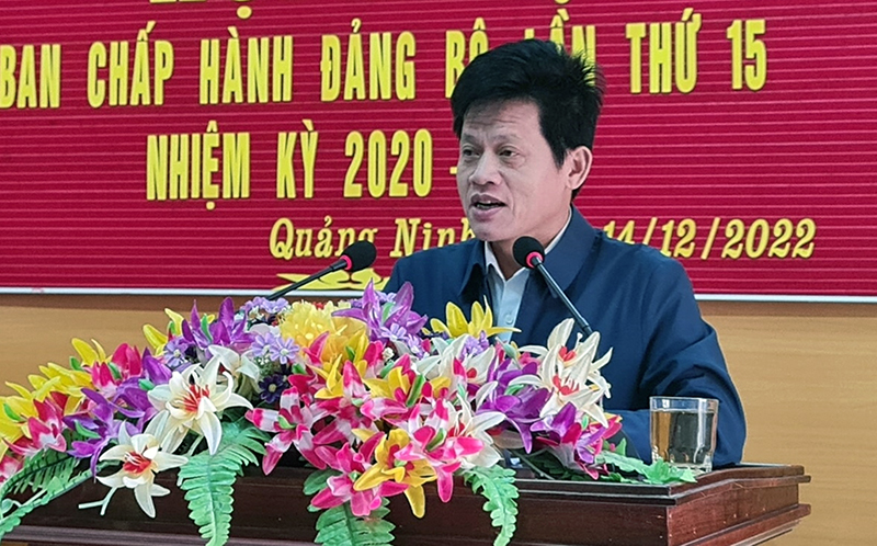Quảng Ninh: Hội nghị Ban Chấp hành Đảng bộ huyện lần thứ 15