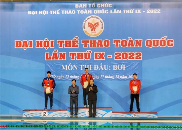 Xác lập kỷ lục quốc gia mới môn Bơi tại Đại hội Thể thao toàn quốc