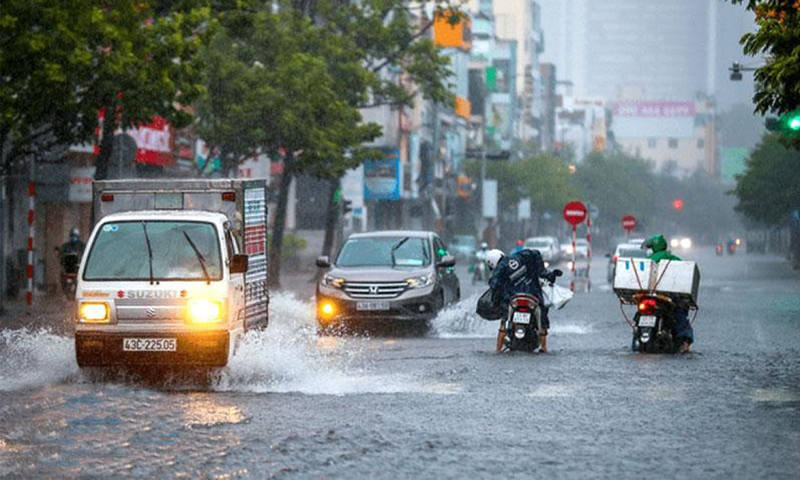 Từ đêm 16/12, không khí lạnh gây mưa lớn ở các tỉnh miền trung