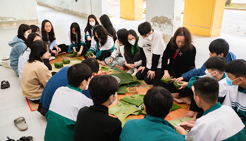 Lan tỏa nét đẹp văn hóa Tết cổ truyền nơi học đường