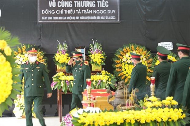 Truy tặng Huân chương Bảo vệ Tổ quốc cho Thiếu tá Trần Ngọc Duy
