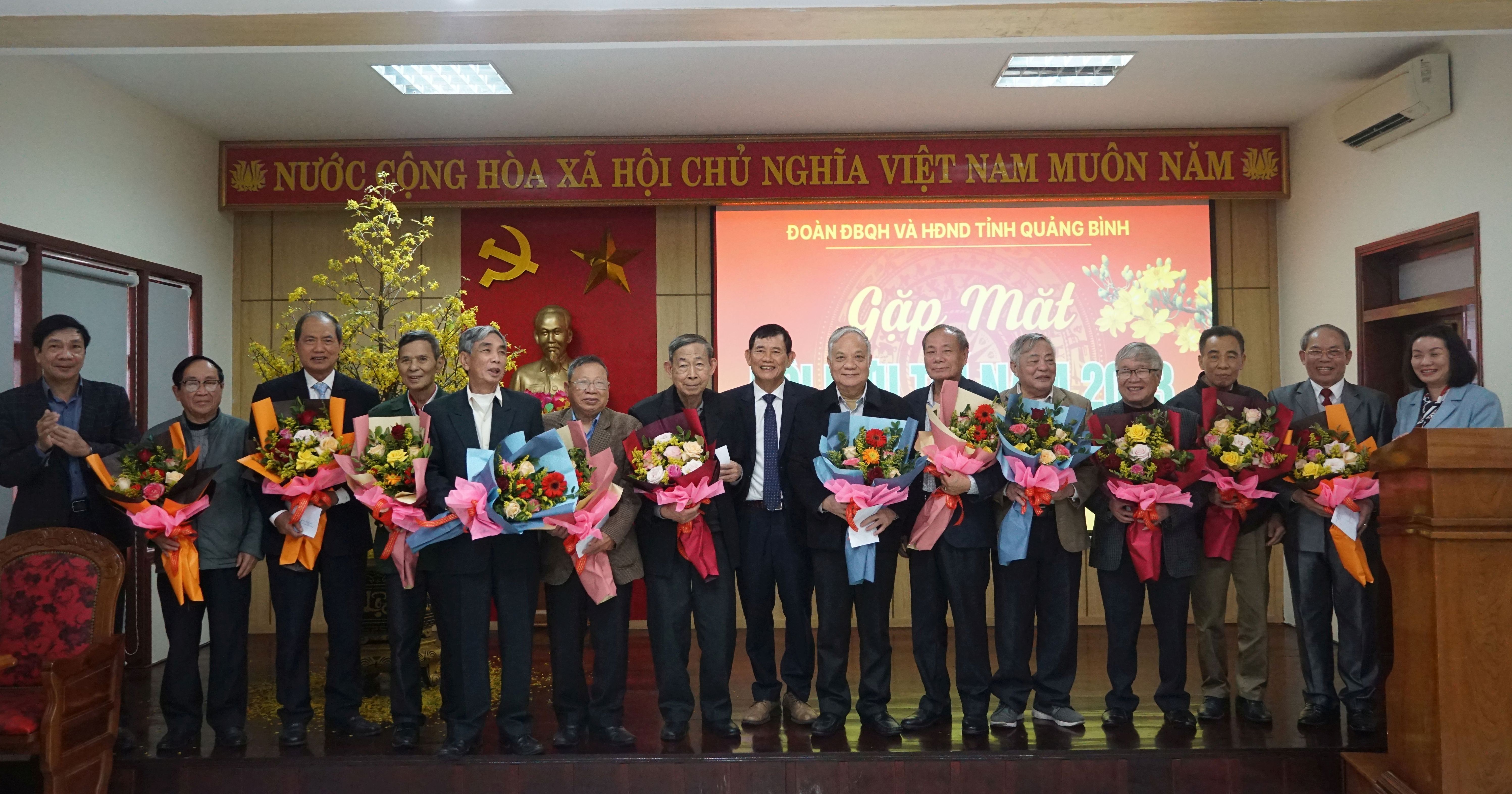 Hội hưu trí Đoàn ĐBQH-HĐND tỉnh gặp mặt đầu xuân Quý Mão 2023