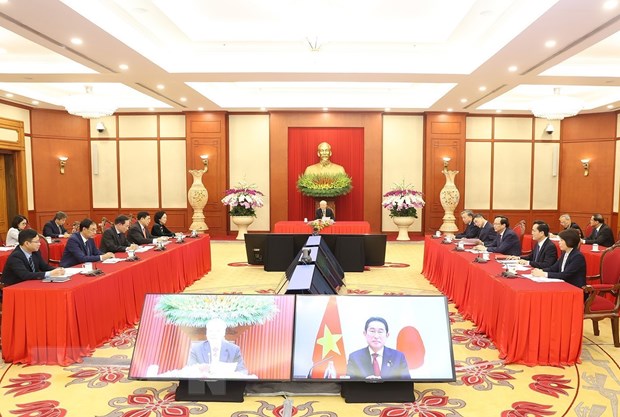 Tổng Bí thư nêu những phương hướng nhằm tăng cường quan hệ Việt-Nhật