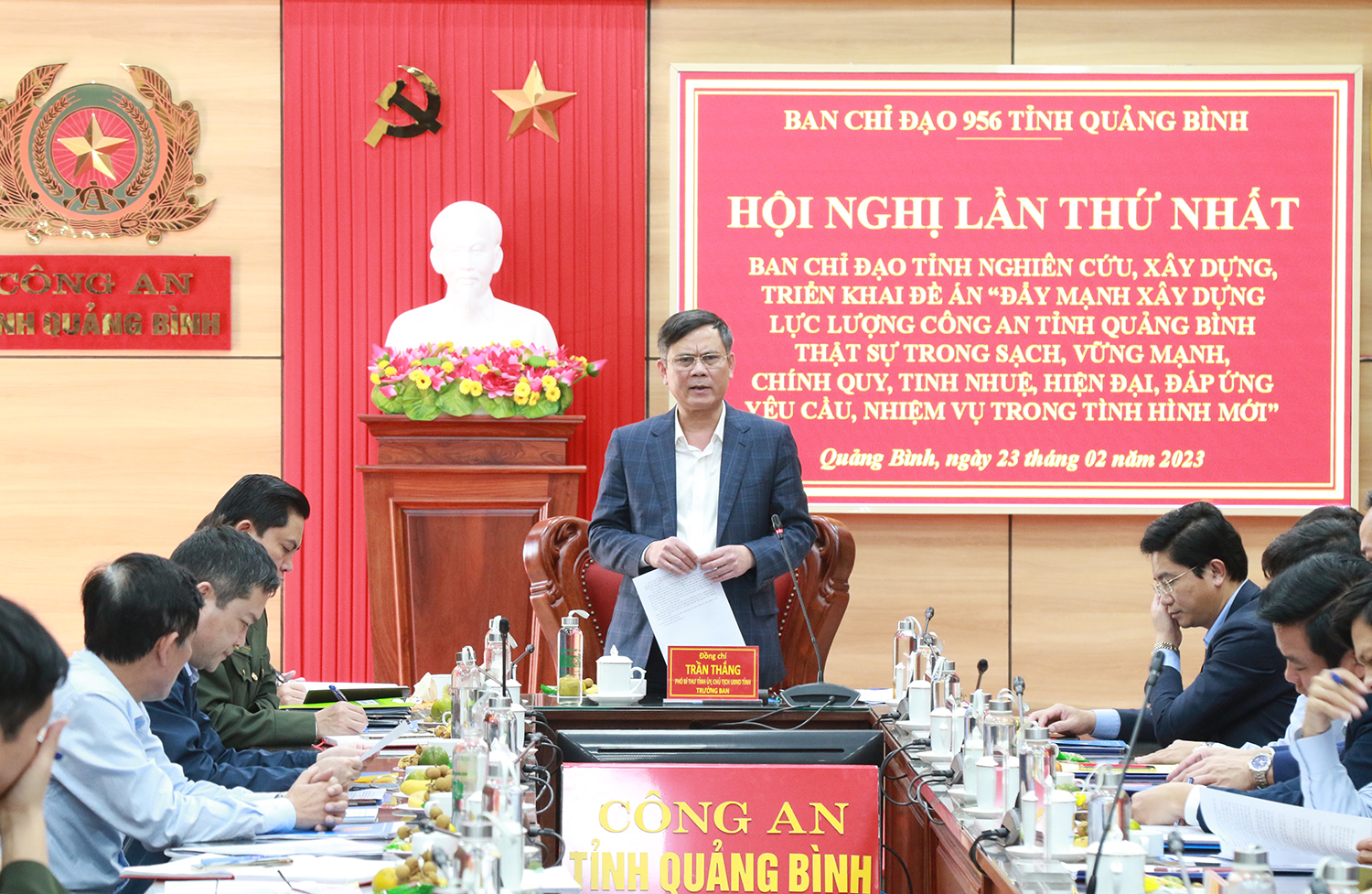 Hội nghị lần thứ nhất Ban Chỉ đạo 956 tỉnh Quảng Bình