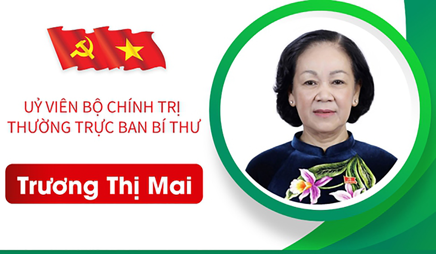 Tiểu sử đồng chí Trương Thị Mai, Thường trực Ban Bí thư, Trưởng Ban Tổ chức Trung ương