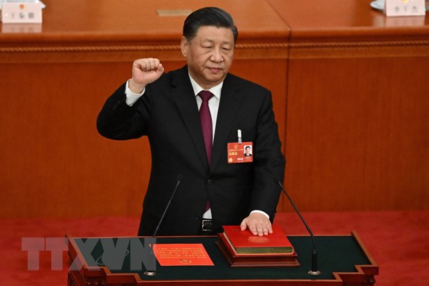 Lãnh đạo Việt Nam gửi điện mừng lãnh đạo khóa mới của CHND Trung Hoa