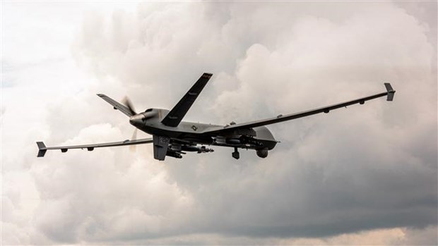 Bộ trưởng Quốc phòng Mỹ-Nga điện đàm về vụ rơi UAV trên Biển Đen