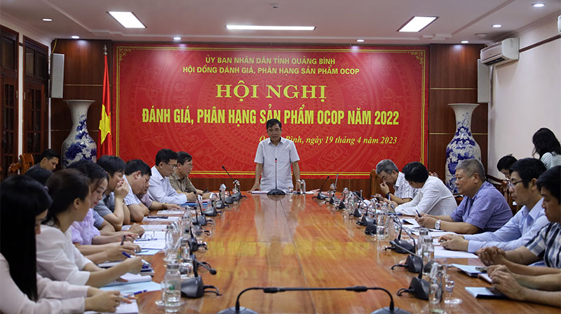 Đánh giá, phân hạng 15 sản phẩm OCOP 4 sao cấp tỉnh