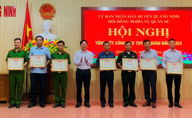 Quảng Ninh: Tổng kết công tác tuyển quân năm 2023