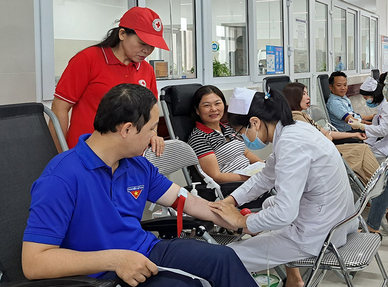 TP. Đồng Hới: Tiếp nhận 248 đơn vị máu