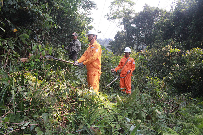 Gian nan vận hành lưới điện lên xã Trường Sơn