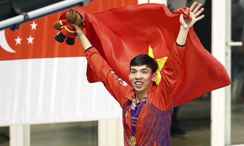 Nguyễn Huy Hoàng đoạt huy chương vàng thứ 3