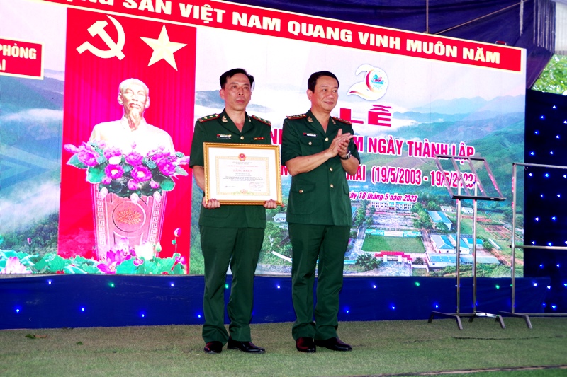 Đồn Biên phòng Ra Mai kỷ niệm 20 năm thành lập