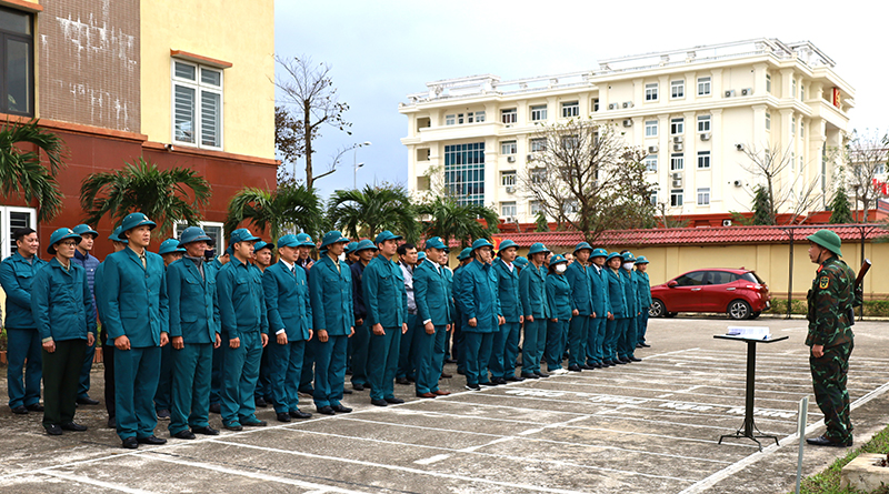 Ban Chỉ huy Quân sự TP. Đồng Hới: Nâng cao chất lượng dân quân tự vệ