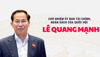[Infographic] Tiểu sử tân Chủ nhiệm Ủy ban Tài chính, Ngân sách của Quốc hội Lê Quang Mạnh
