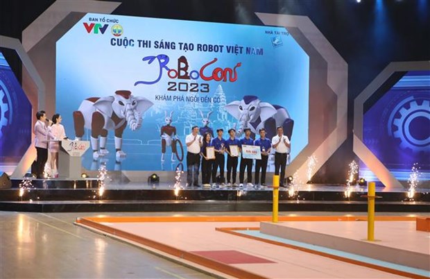Robocon Việt Nam 2023: Đại học Công nghiệp Hà Nội là nhà vô địch