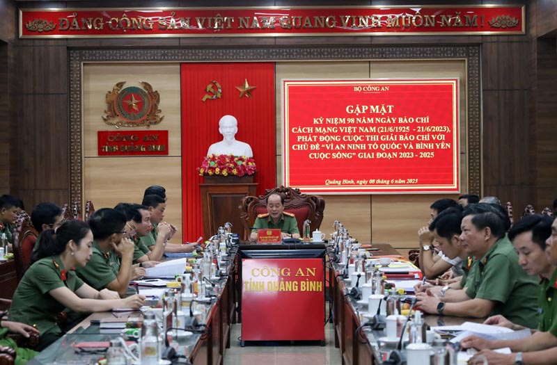 Phát động cuộc thi giải báo chí với chủ đề "Vì an ninh Tổ quốc và bình yên cuộc sống "