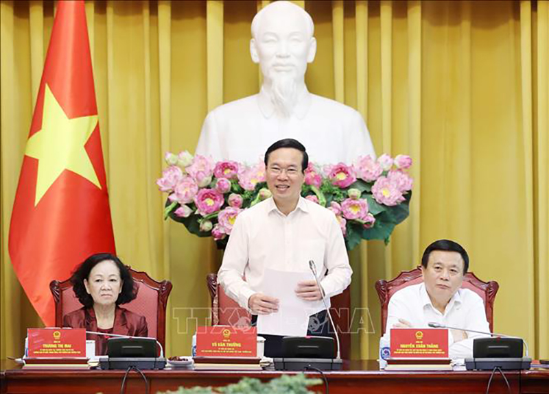 Chủ tịch nước chủ trì phiên họp thứ nhất Ban Chỉ đạo tổng kết lý luận và thực tiễn 40 năm đổi mới