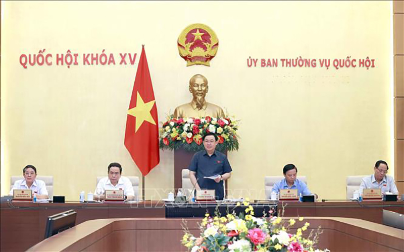 Khai mạc phiên họp Ủy ban Thường vụ Quốc hội giữa 2 đợt họp của Kỳ họp thứ 5, Quốc hội khóa XV
