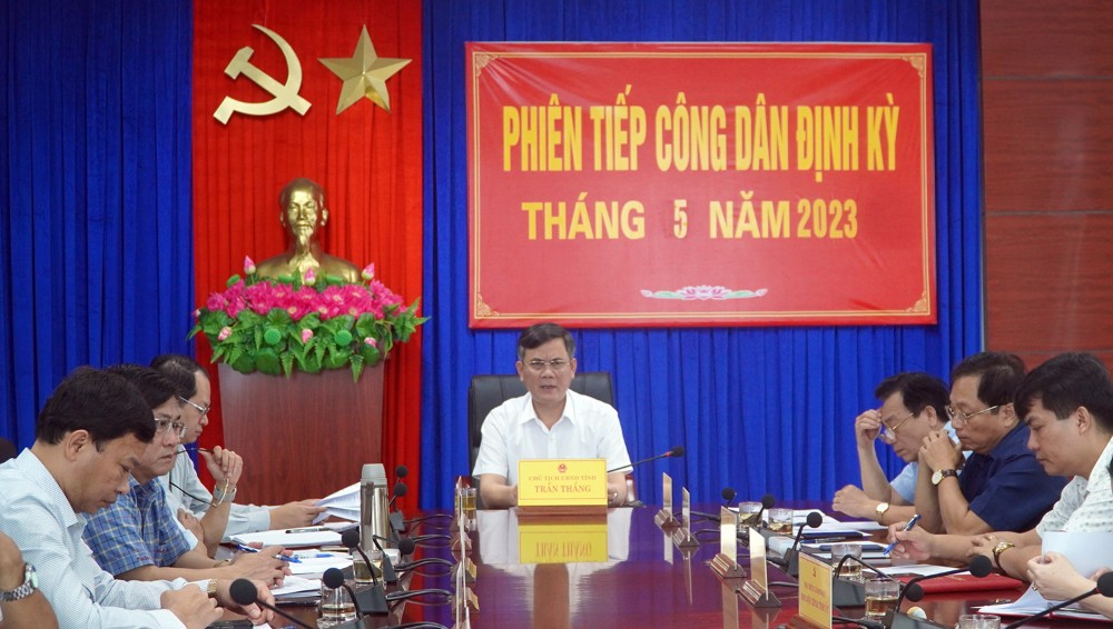 Lịch tiếp công dân định kỳ phiên tháng 6/2023