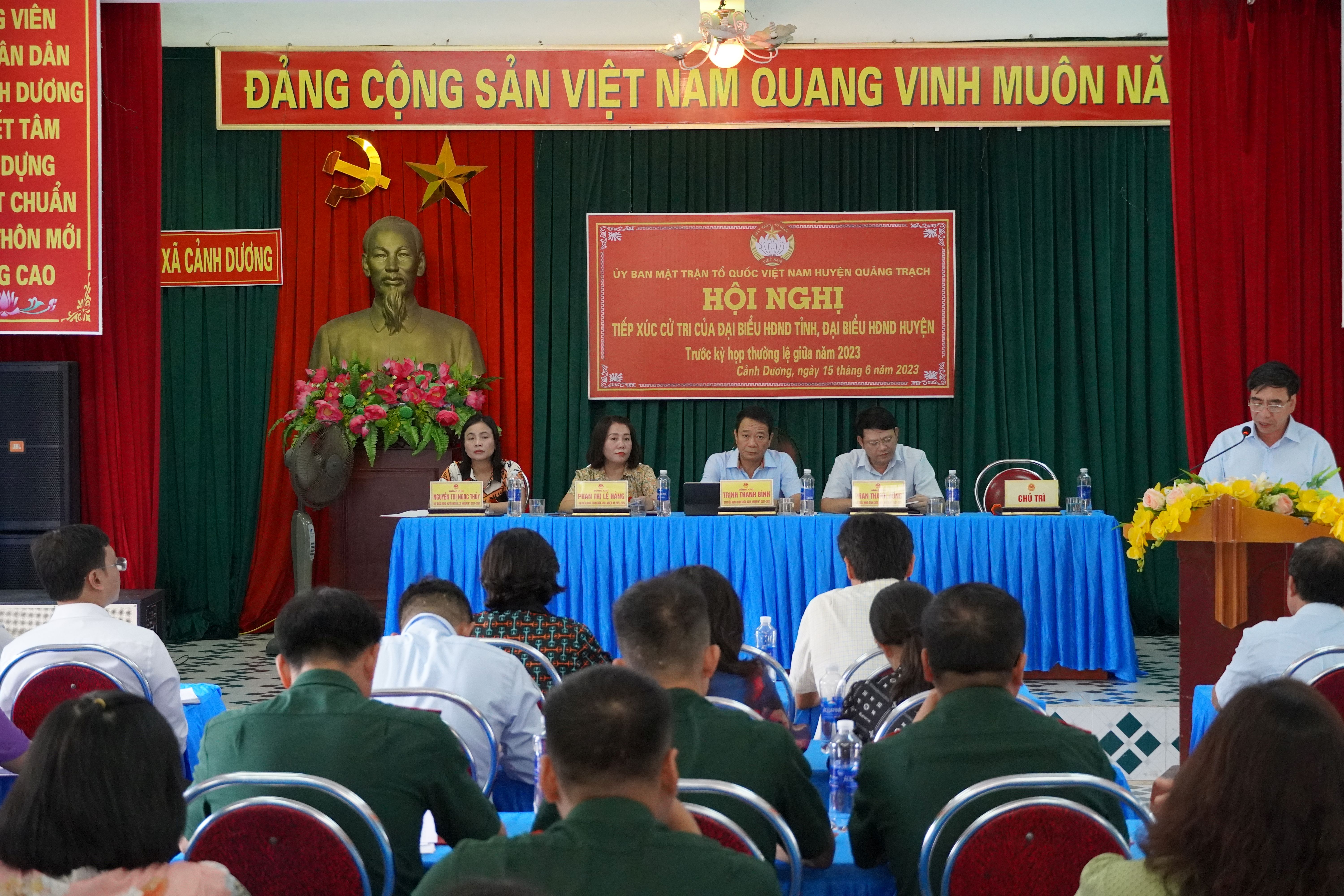 Đại biểu HĐND tỉnh tiếp xúc với cử tri các xã phía Bắc huyện Quảng Trạch