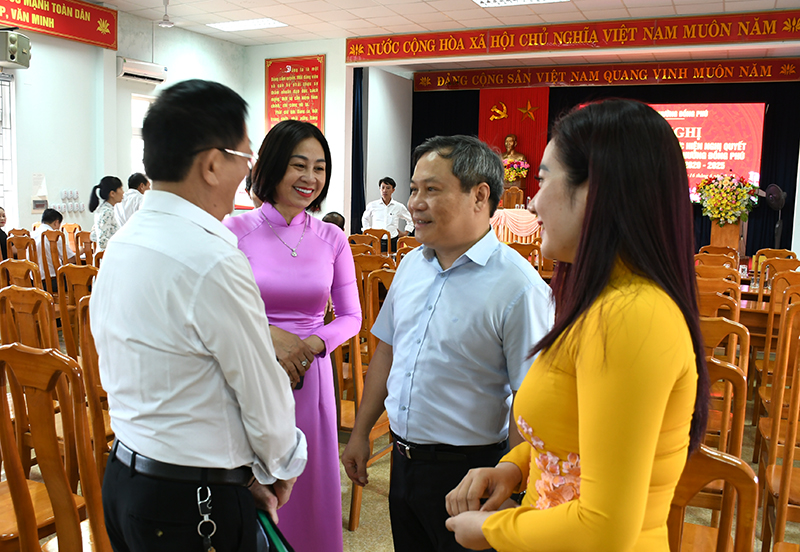 Tiếp tục xây dựng Đảng bộ phường Đồng Phú thực sự trong sạch, vững mạnh