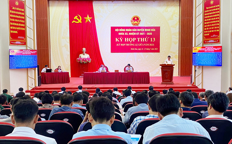 HĐND huyện Minh Hóa khóa XX: Thông qua các nghị quyết quan trọng