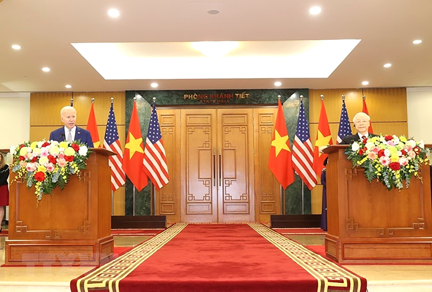 Việt Nam - Hoa Kỳ nâng tầm quan hệ Đối tác Chiến lược Toàn diện vì Hòa bình, Hợp tác và Phát triển bền vững