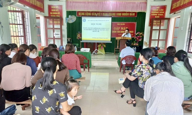 Phát triển hơn 400 người tham gia BHXH tự nguyện