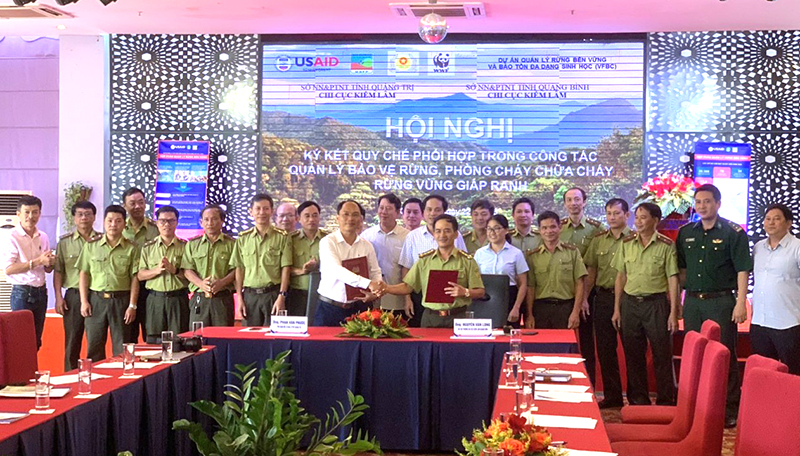 Phối hợp quản lý, bảo vệ rừng vùng giáp ranh Quảng Bình-Quảng Trị